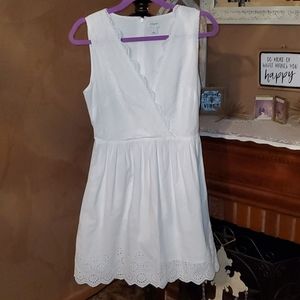 J crew white sundress